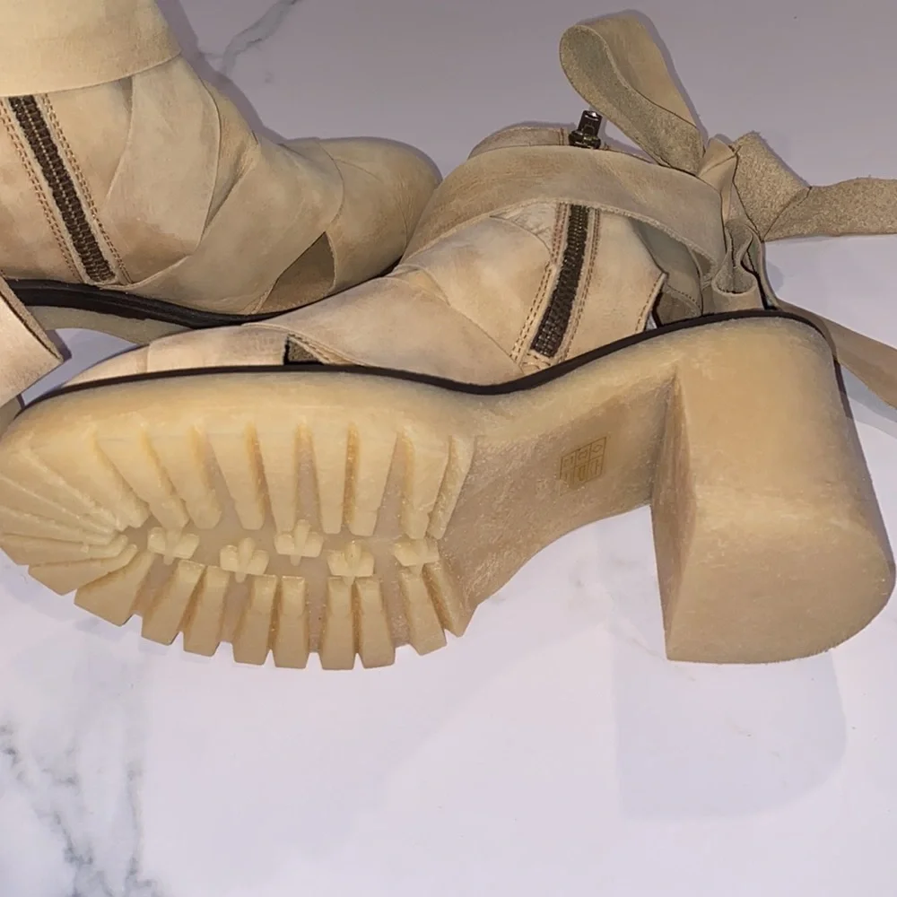 FREE PEOPLE BLAKE PLATFORM BOOTIES - Picture 4 of 10